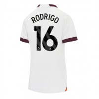 Manchester City Rodri Hernandez #16 Bortatröja Dam 2023-24 Kortärmad
